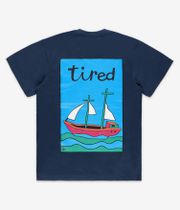 Tired Skateboards The Ship Has Sailed Camiseta (navy)