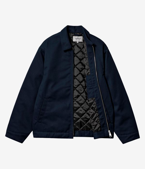 Carhartt WIP Module Script Watertown Jacke (deep night white rigid)
