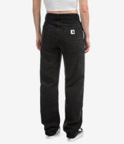 Carhartt WIP W' Pierce Pant Straight Jeans women (black stone washed)