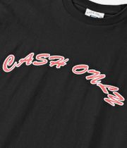 Cash Only Grid Logo T-Shirty (black)