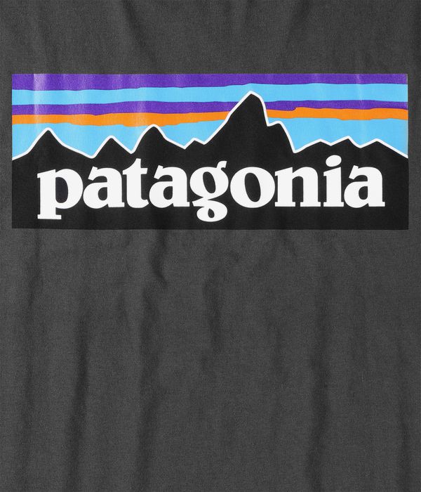 Patagonia P-6 Logo T-Shirt (ink black)