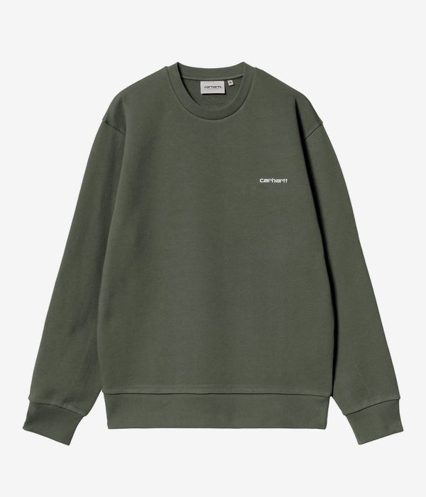 Carhartt WIP Script Embroidery Sweatshirt (opuntia white)