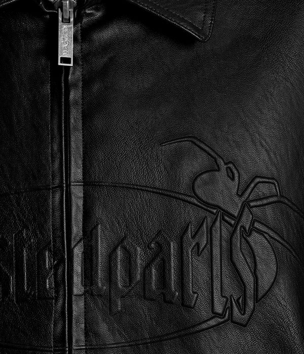 Shop Wasted Paris Boiler Reset Varsity Jacket (black) online | skatedeluxe
