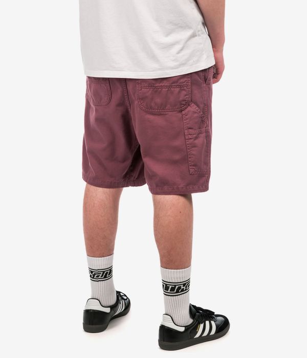 Carhartt WIP Flint Organic Moraga Shorts (dusky pink garment dyed)