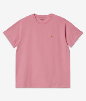 Carhartt WIP W' Chase Organic Camiseta women (rothko pink gold)