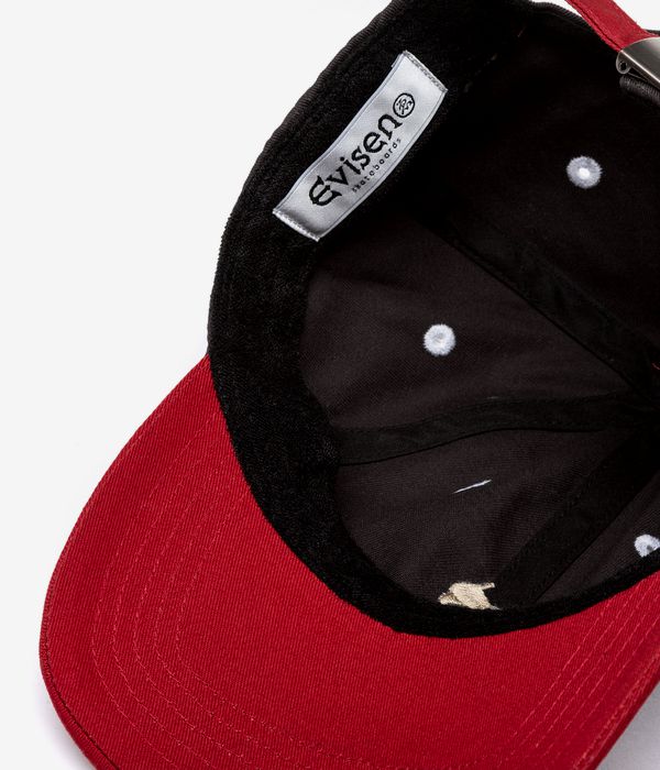 Evisen One Up 6 Panel Cappellino (free dark grey red)