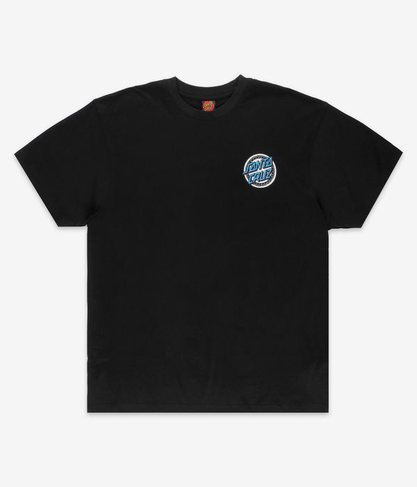 Santa Cruz Dressen Rose Crew One T-Shirty (black)