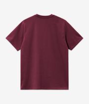 Carhartt WIP American Script Organic T-Shirt (malbec)