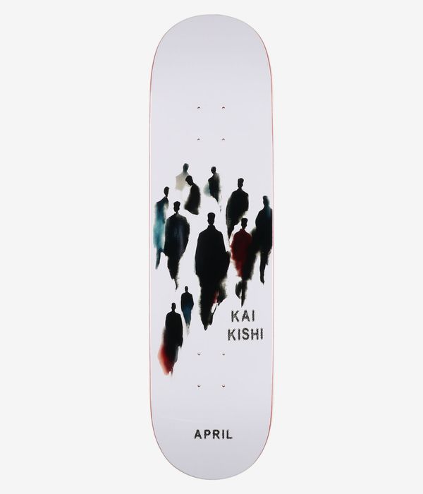 April Kishi Figures 8.25" Planche de skateboard (white)