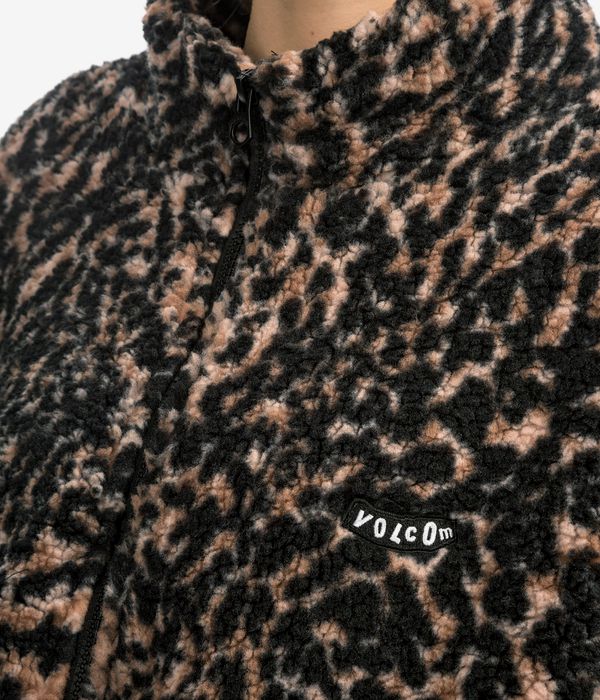 Volcom Wylding Out Sherpa Giacca women (animal print)