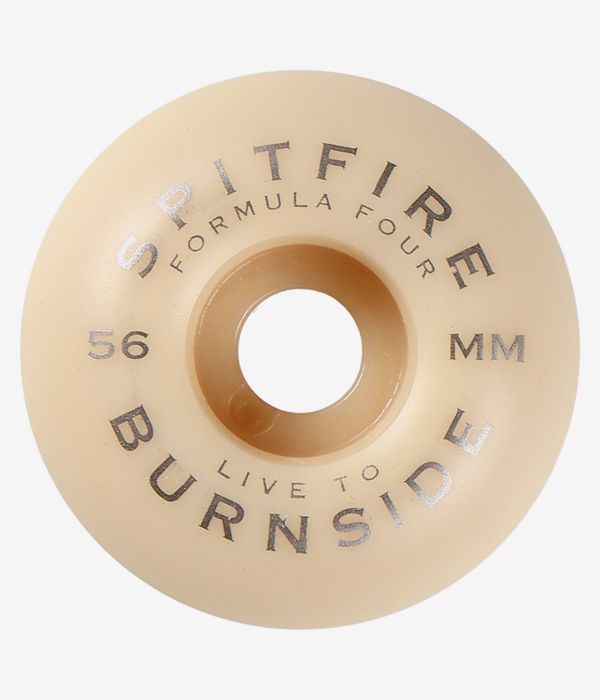 Spitfire Formula Four Live To Burnside Classic Roues (natural) 56mm 99A 4 Pack