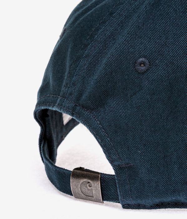 Carhartt WIP Madison Logo 6 Panel Cap (deep lagoon white)