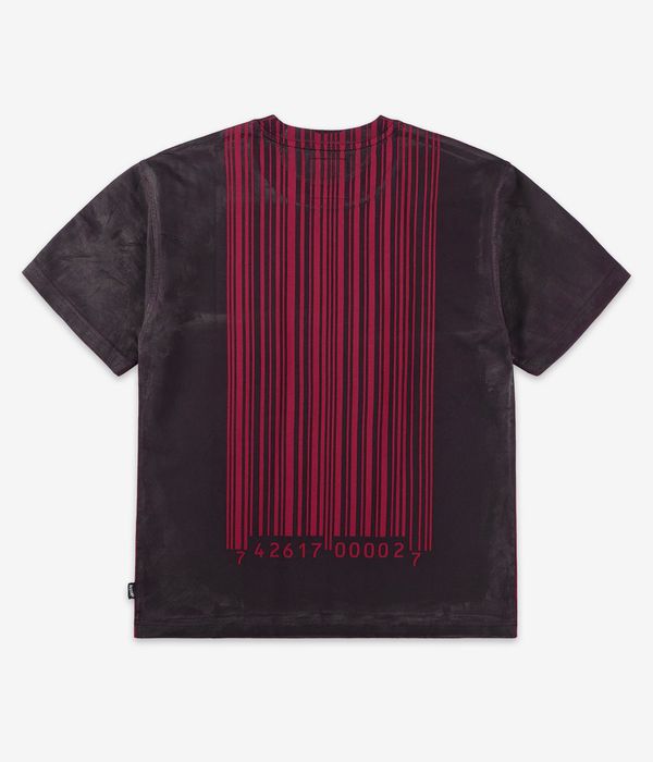 Welcome x Slipknot Barcode Overprint Knit T-Shirt (black red)