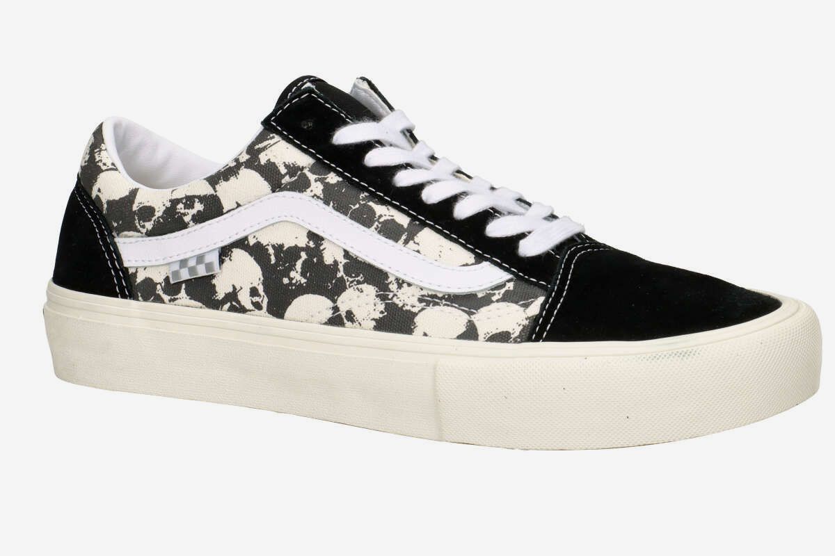 Vans Skate Old Skool Skull Pile Chaussure (black white gum)