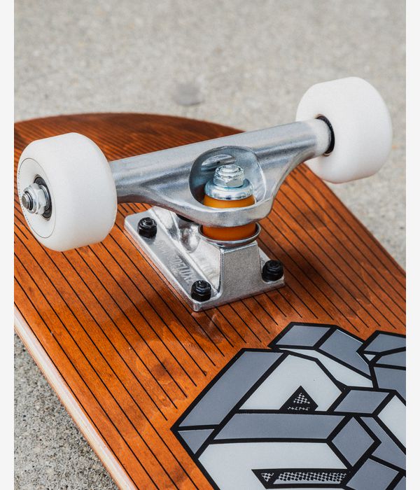 skatedeluxe Cubix 8" Complete-Skateboard (white)