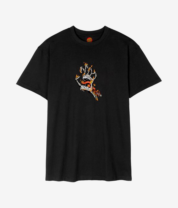 Santa Cruz Burnt Bone Hand T-Shirt (black)