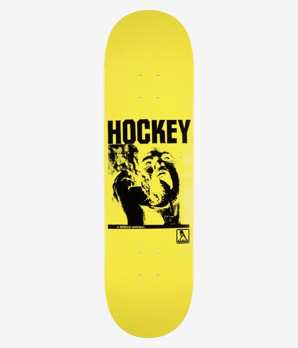 HOCKEY Serious Warning 8.5" Planche de skateboard (yellow)