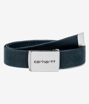 Carhartt WIP Clip Chrome Belt (deep lagoon)
