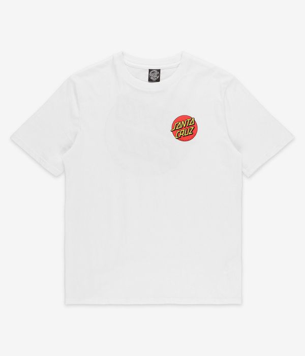 Santa Cruz Classic Dot Chest Camiseta women (white)