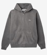 Obey Lowercase Pigment Zip-Hoodie (pigment digital black)