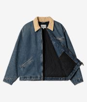 Carhartt WIP OG Detroit Smith Veste (blue dusty h brown worn used was)