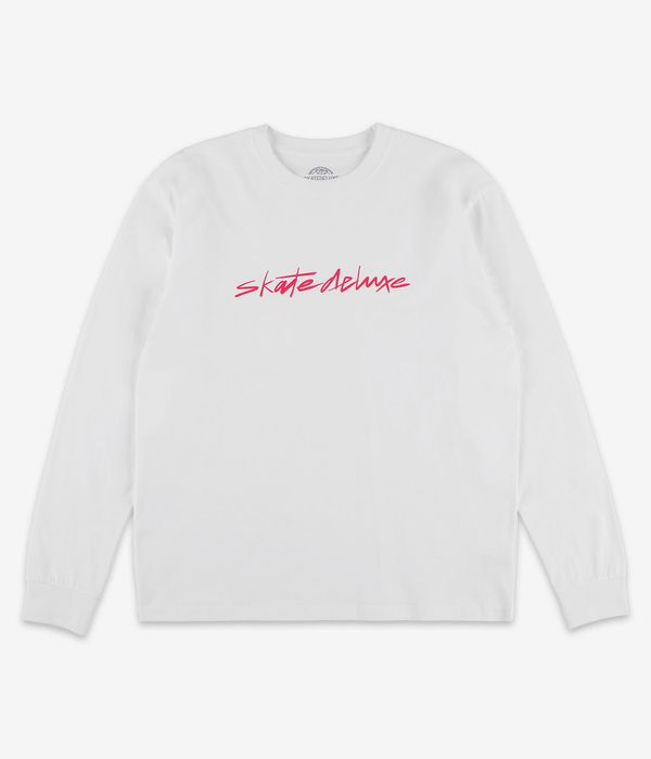 skatedeluxe Script Organic Longues Manches (white)