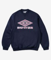 Butter Goods x Umbro Diamond Applique Sweatshirt (navy)