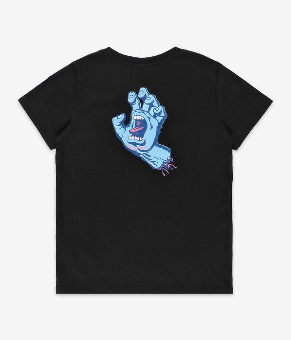 Santa Cruz Rigid Screaming Hand Camiseta kids (black)