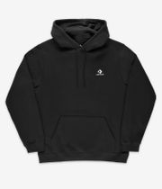 Converse Go To Embroidered Star Chevron Brushed Back Felpa Hoodie (black)