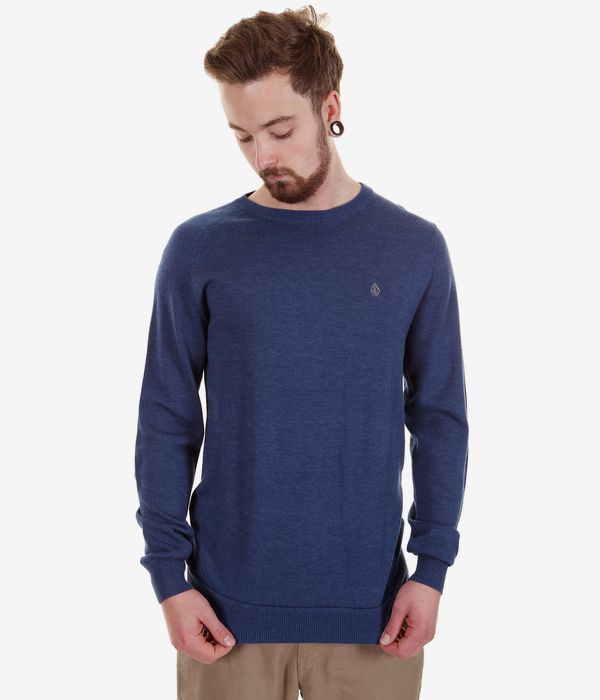 Volcom Standard Crew Sweatshirt (navy paint)