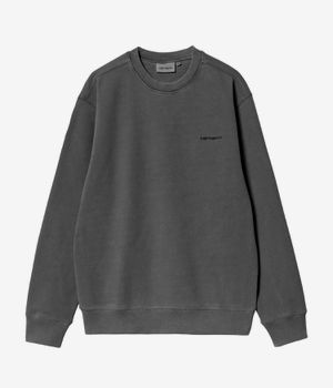 Carhartt WIP Duster Script Sweatshirt (black garment dyed)