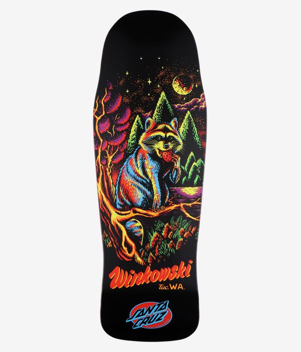 Santa Cruz Winkowski Trash Panda Shaped 10.34" Skateboard Deck (multi)
