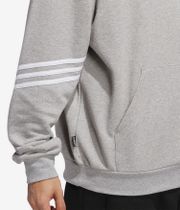 adidas Classic Hoodie (medium grey heather white)