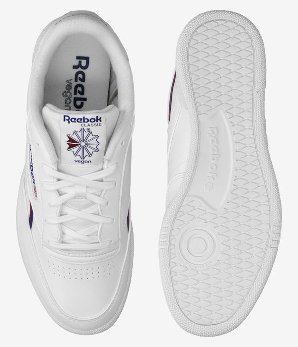Reebok Club C 85 Vegan Shoes (white blue)