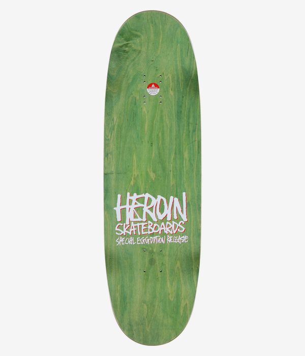 Heroin Skateboards A Nightmare On Egg Street 9.875" Skateboard Deck (multi)
