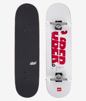 Über Slice 8.25" Complete-Skateboard (white)