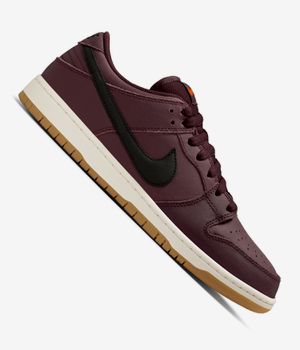 Nike SB Dunk Low Pro Iso Shoes (burgundy crush black mystic date)
