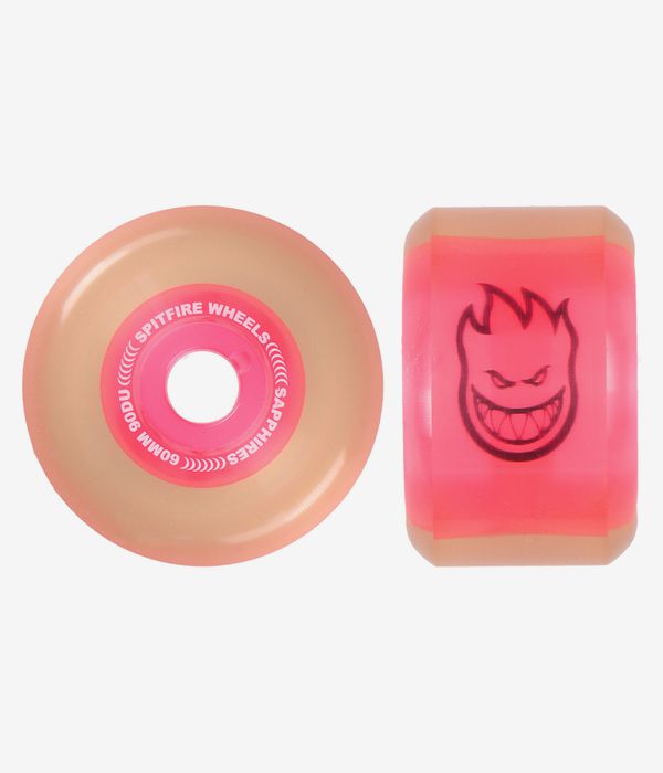 Spitfire Sapphire Rollen (neon pink) 60 mm 90A 4er Pack