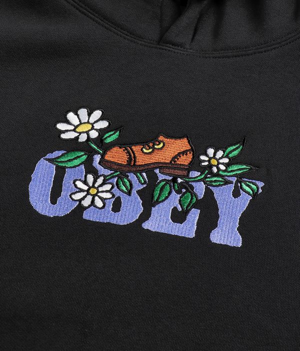 Obey outlet embroidered hoodie