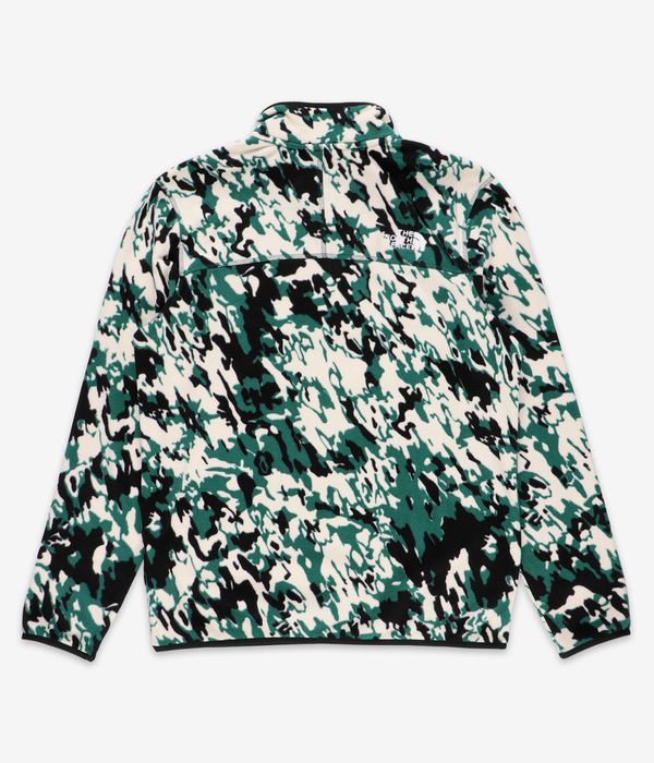 The North Face 100 Glacier Printed 1/4-Zip Bluza (meldgrey)
