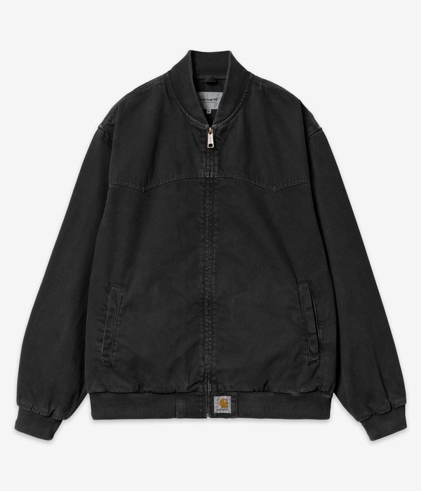 Carhartt WIP OG Santa Fe Bomber Clark Jacket (black stone dyed)