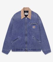 Carhartt WIP OG Detroit Cotton Camano Jacke (blue dusty h brown dark used was)