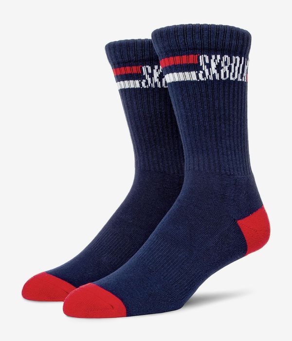skatedeluxe Division Socks US 6-13 (dark navy red)