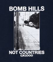 GX1000 Bomb Hills Not Countries T-Shirt (navy white)