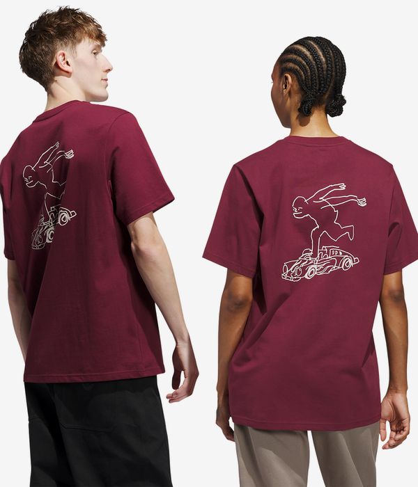 adidas Shmoo G 2 T-Shirt (shadow red alumina)