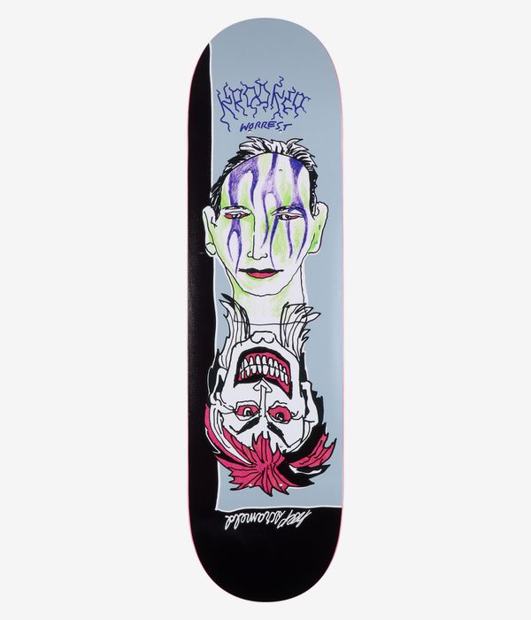 Krooked Worrest Satans Service Slick 8.3" Skateboard Deck (multi)