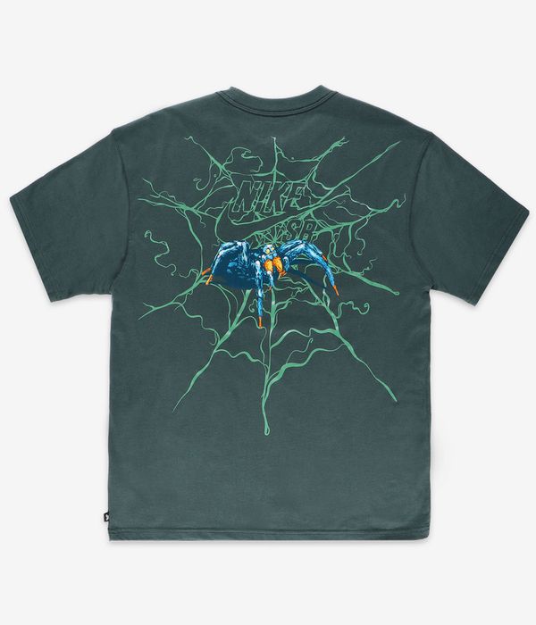 Black and green nike t shirt sales