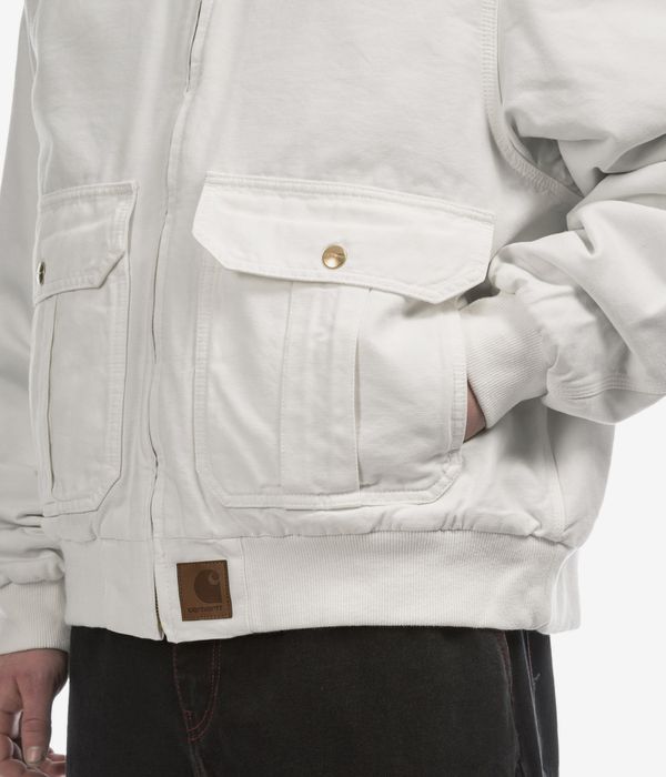 Carhartt WIP Stanton Hubbard Jacke (wax wax stone washed)