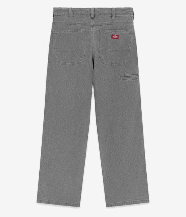 Dickies Double Knee Loose Straight Jeans (grey wash tinted)