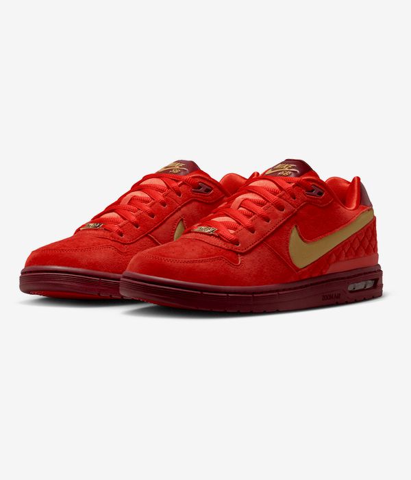 Nike SB Paul Rodriguez Zoom Air Low Shoes (habanero red and team red)